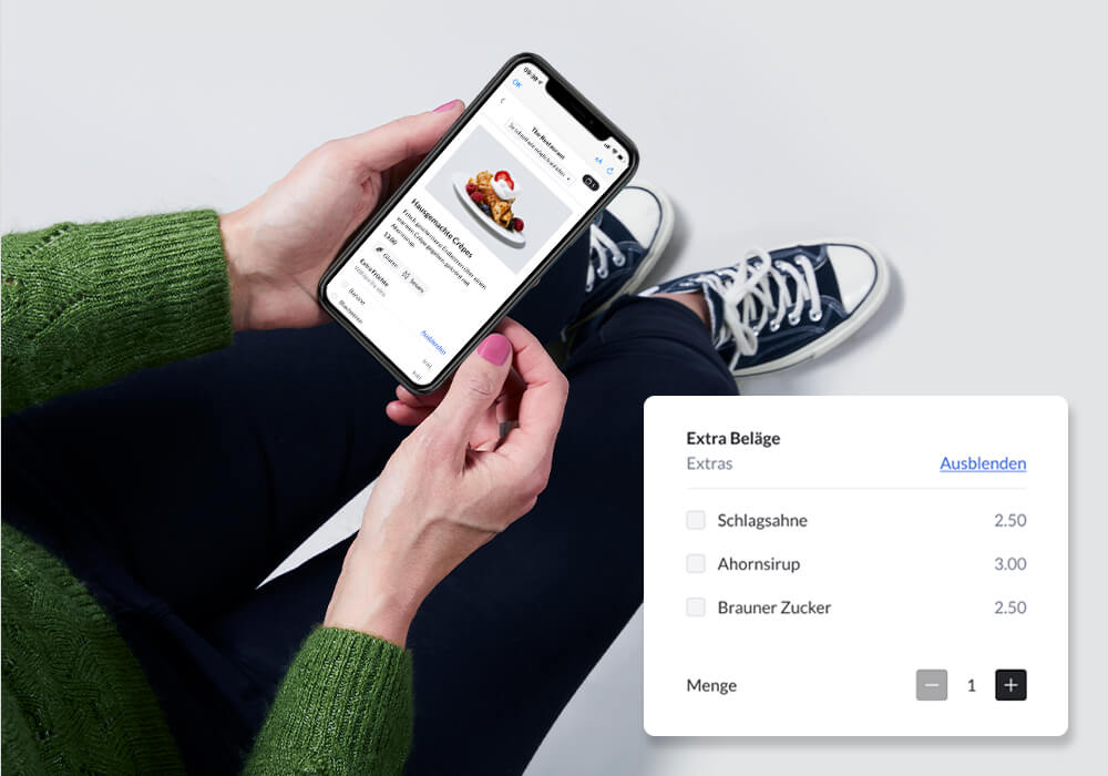 Smartphone-Bestellung über Order Anywhere