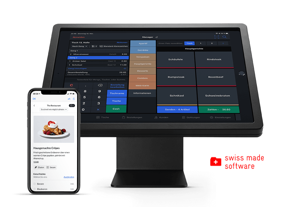 Lightspeed Gastronomie Kassensystem aus Schweizer Hand